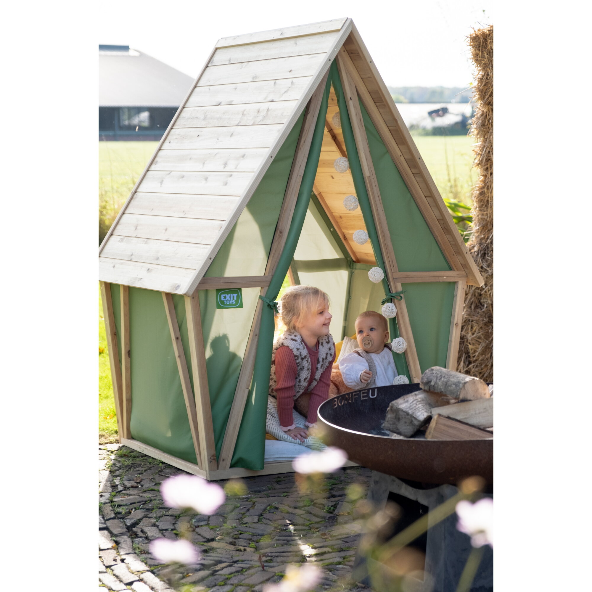 domek exit yuki 100 namit dla dzieci zamykana plandeka